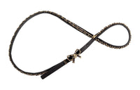 CHANEL Leather Belts Women's Black