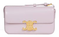 CELINE Triumph Gate Triomphe Shiny Cow Leather Shoulder Bag, Handbag, Shoulder Bag, Crossbody Bag Women's