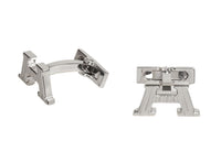 HERMES Cufflinks Unisex Silver