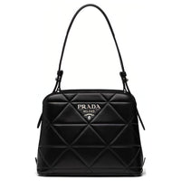 PRADA Spectrum Leather Handbag Shoulder Bag Crossbody Bag Small Size Women's Black