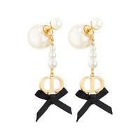 DIOR Metal Earrings Women's Gold