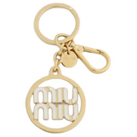 MIU MIU Metal Keychains Men's Gold