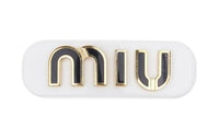 MIU MIU Hair Clips Women's White