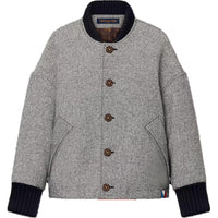 LOUIS VUITTON Tweed Varsity Jacket