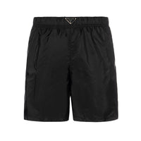 PRADA Triangle Logo Mid Rise Swim Shorts