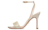 DIOR Dway One Strap Sandals 10cm Women's Gold