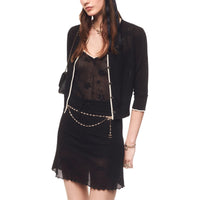 CHANEL FW24 Casual Short Skirts Women's Black