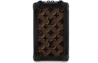 LOUIS VUITTON Vertical Soft Trunk Monogram Tuffetage Black