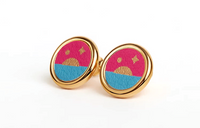 HERMES Stud Earrings Women's