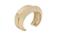SAINT LAURENT Brass Bangles Unisex Gold
