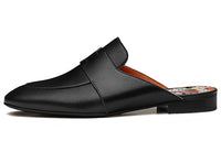 HERMES Catena Wrap-toe Slippers Women's Black