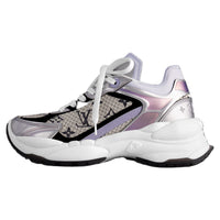 LOUIS VUITTON Run 55 Low-Top Chunky Sneakers Women's Light Purple