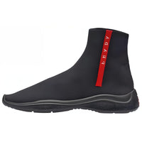 PRADA Casual Shoes Men Mid-Top Black
