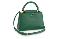LOUIS VUITTON Capucines Ostrich Leather Capusin Shoulder Crossbody Handbag Mini Women's Mint Green