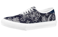 LOUIS VUITTON Trocadero Stylish Skateboarding Shoes Men's Blue