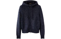 Loro Piana Koi Bomber Knitwear Men's Marine Blue