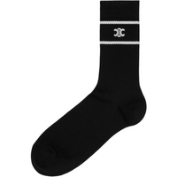 CELINE FW24 Mid-Calf Socks Men's 1 Pack Black