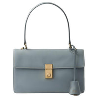 PRADA Soft Sound Calfskin Shoulder Bag Medium Size Women's Ivory