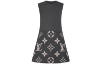 LOUIS VUITTON FW22 Sleeveless Dress Women's Gray