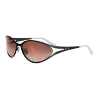 DIOR Metal Oval Sunglasses Women's Black