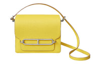 HERMES Roulis Evercolor Leather Shoulder Bag Crossbody Bag Women's Lime