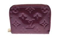 LOUIS VUITTON Patent Leather Coin Purse Women's Beast Red