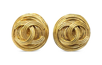 CHANEL 1994s Nest Clip on Earrings