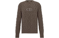DIOR Cashmere Sweaters Men Brown