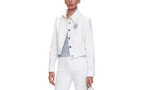 CHANEL Denim Jackets Women's White
