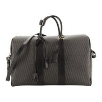 SAINT LAURENT Canvas Portable Travel Bag Men's Black