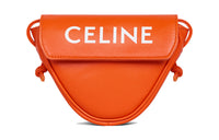 CELINE Cow Leather Crossbody Bag Mini Men's Orange