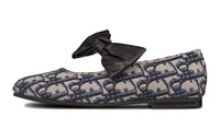 DIOR Low Top Flat Shoes Beige Black Kids'