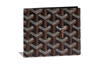 GOYARD Saint-Thomas Canvas With Leather Wallet Unisex Black