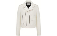 DIOR FW23 Leather Jacket Women's Beige