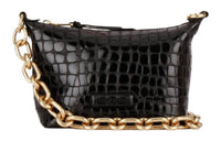 MIU MIU Leather Shoulder Bag Women's Black