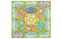HERMES Silk Scarves Unisex Yellow