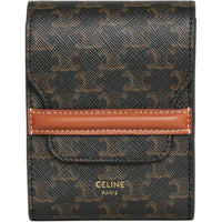 CELINE Triomphe Canvas Storage Bag Unisex Brown