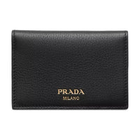 PRADA Leather Wallet Men's Black