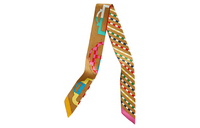 HERMES Silk Scarves Women's Brown