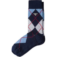 PRADA Mid Calf Socks Women's 1 Pack Blue