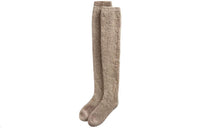 Loro Piana Thigh-high Socks Women's 1 Pack Brown