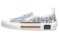 DIOR B23 Low Blue Oblique Kasuri Jacquard