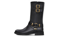 CELINE Ankle Boots 4cm Women's Black