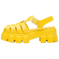 PRADA Roman Sandals Women's Sunlight Yellow