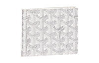GOYARD Saint-Thomas Canvas With Leather Wallet Unisex White
