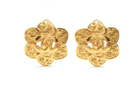 CHANEL Gold-Plated Earrings Women's Gold