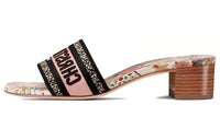 DIOR Dway Slide Slippers Women's Black/White