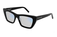 SAINT LAURENT Acetate Cat Eye Sunglasses Women's Black