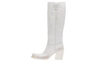 MIU MIU Knee High Boots 8cm Women's White
