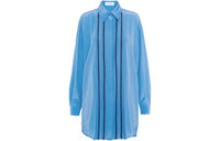MIU MIU FW22 Long Sleeved Dresses Women's Light Blue